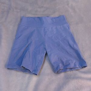 spandex, good for working out in. soft comfortable material.